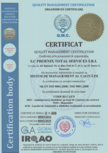 Certificat ISO 9001